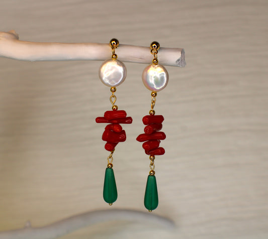 Natural Pearl Earrings