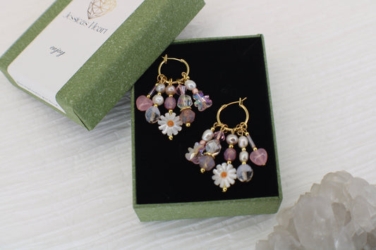 Pastel Pink Earrings